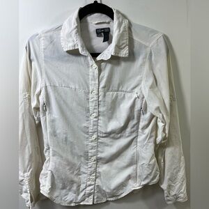 REI Convertible Long Sleeve Camp Shirt UPF 30+